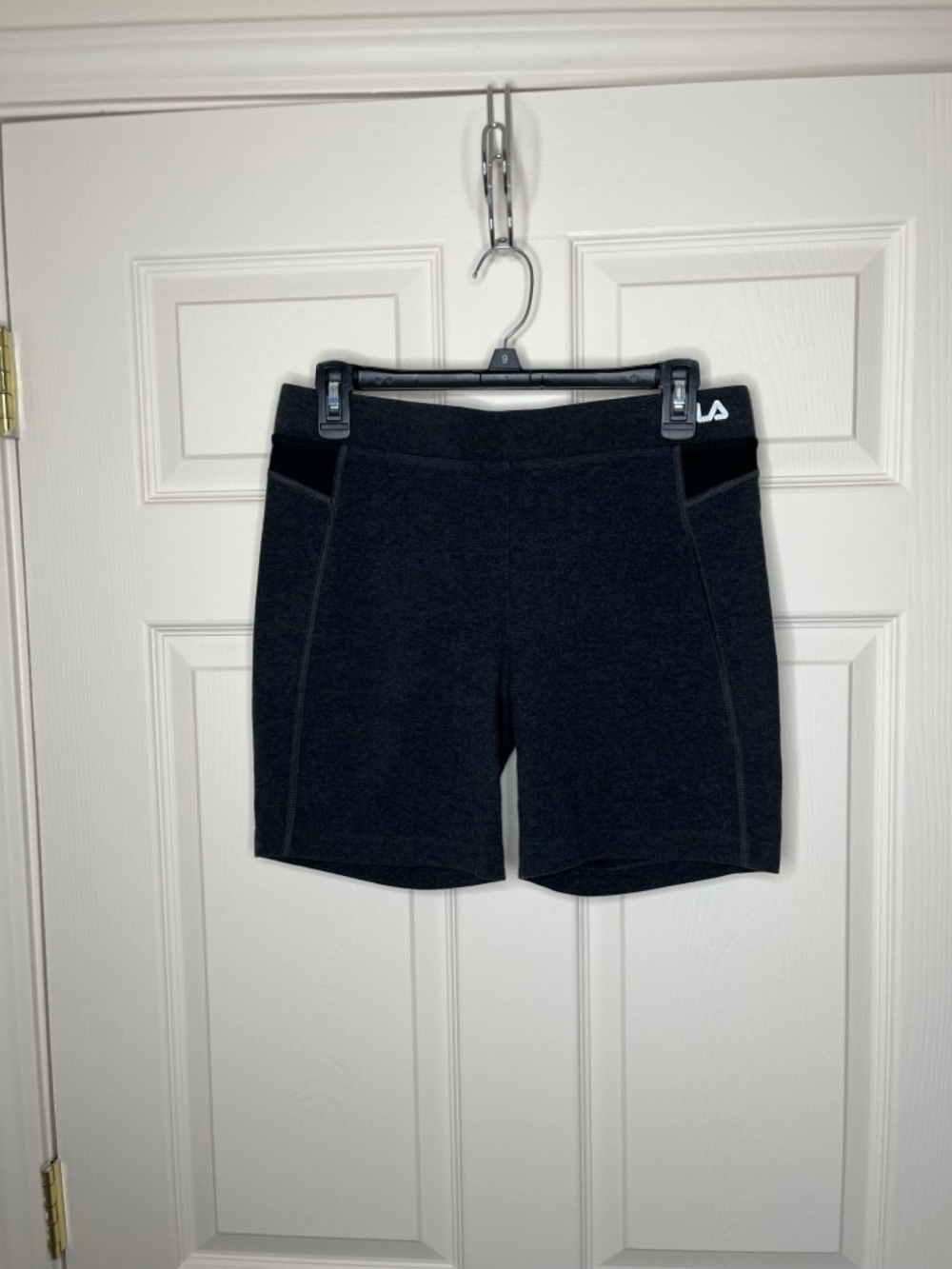Fila gray cotton biker shorts size medium